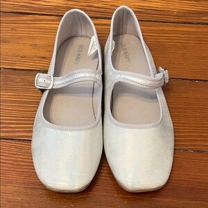Mary Jane Kids Shoes - Silver